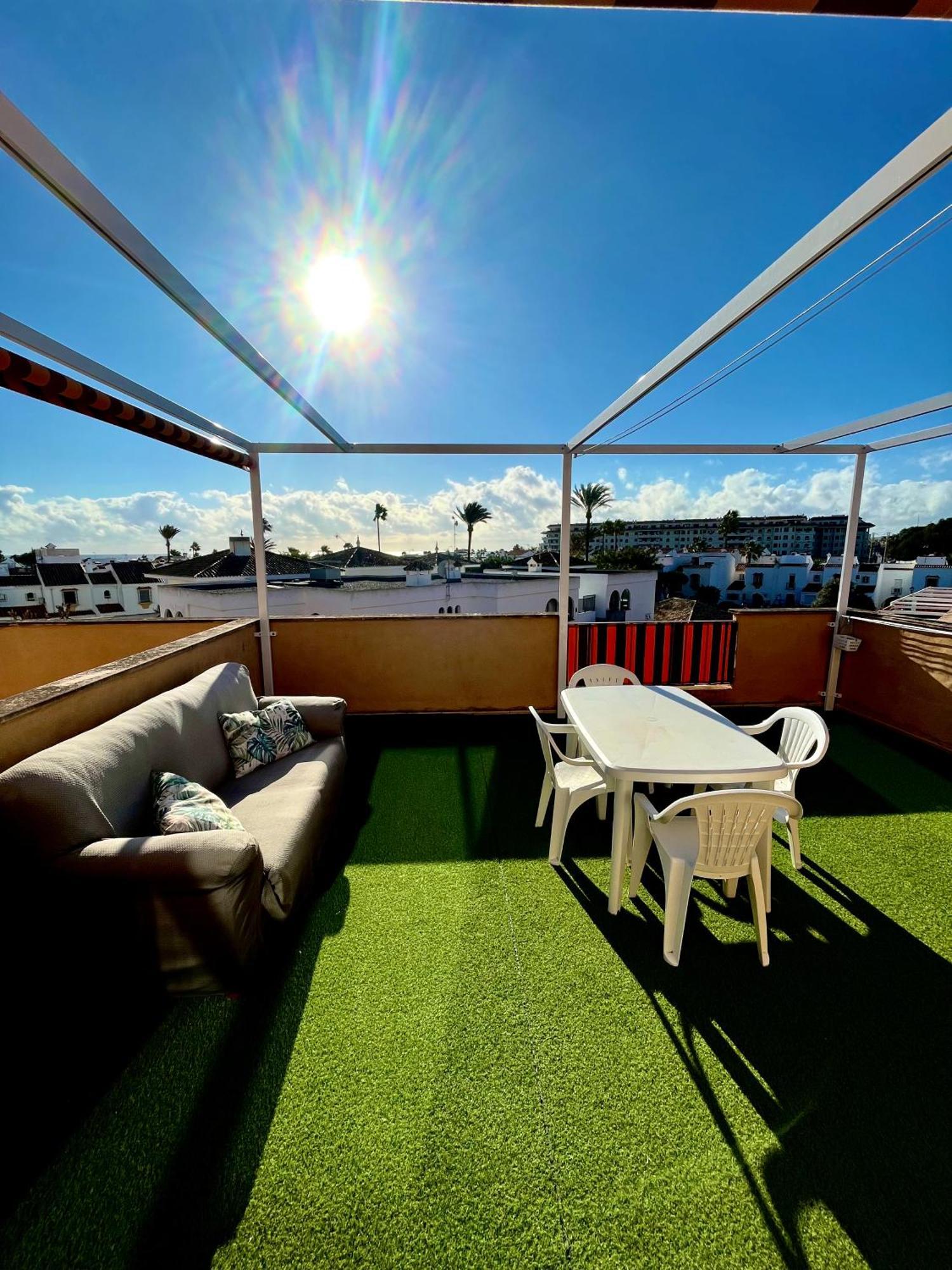 Atico Con Gran Terraza A 50 Metros De La Playa De Casares Apartamento San Luis de Sabinillas Exterior foto
